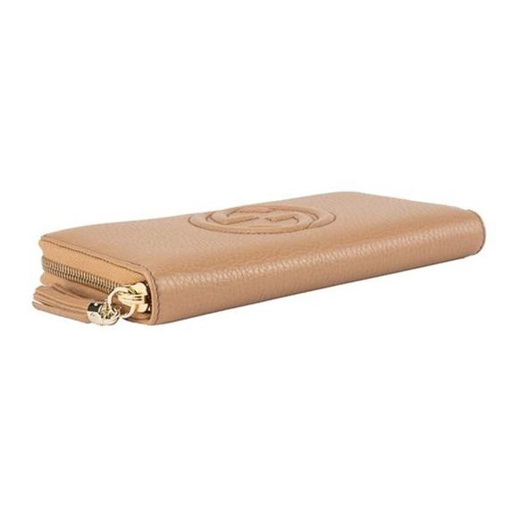 Gucci Long Wallet Round Zipper Beige - Picture 4 of 10